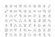 Machine Learning Icon Set, an Outline Icon by Prosymbols (Thumbnail 5 of 7)