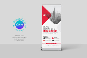 Canva Rollup Banner Template