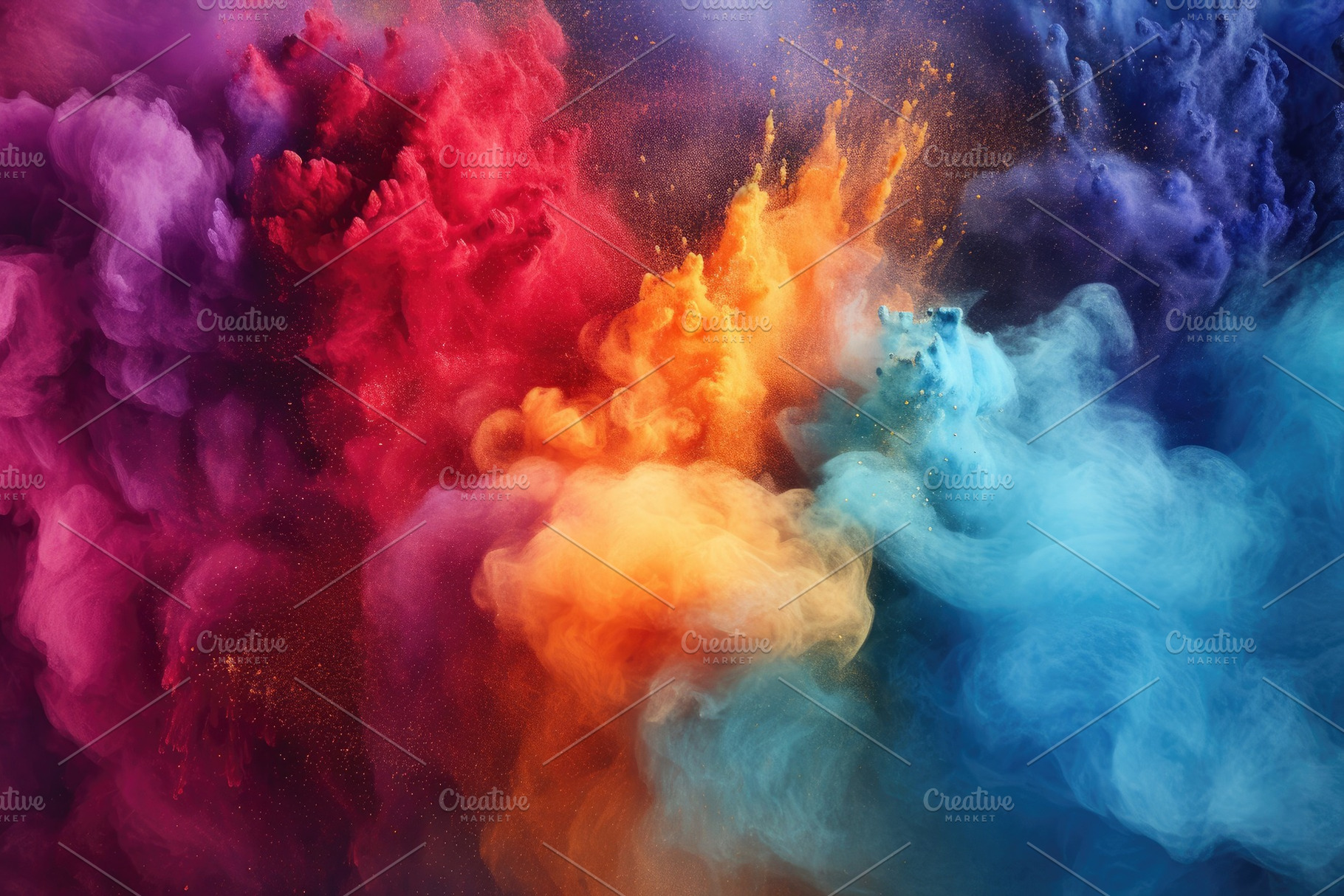 Colorful abstract smoke background., a Photo by Iftikhar Alam