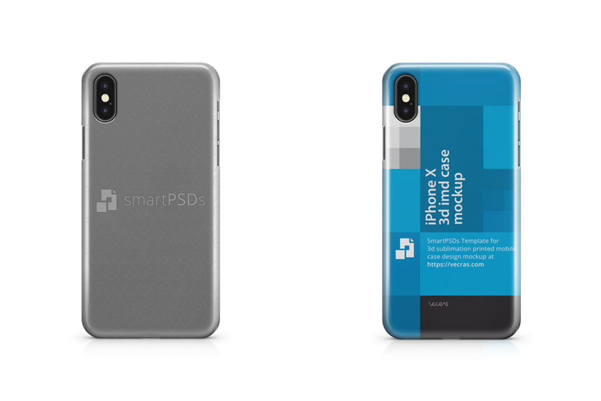 iPhone X 3d IMD Case Mockup PSD, a Product Mockup by VecRas (Photo 1 of 3)