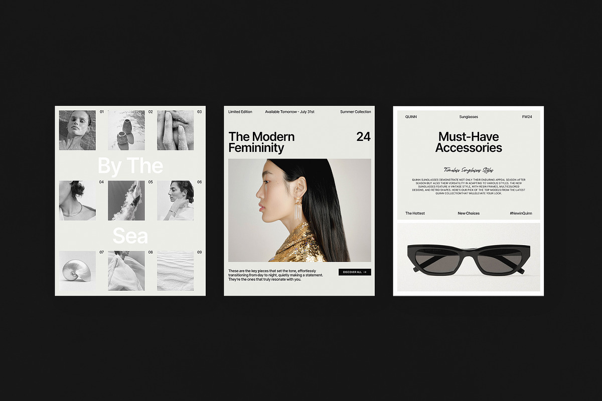 QUINN / Social Media Kit | Creative Market