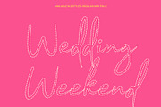 Modien Dashed, a Script Font by Craft Supply Co. (Thumbnail 3 of 8)