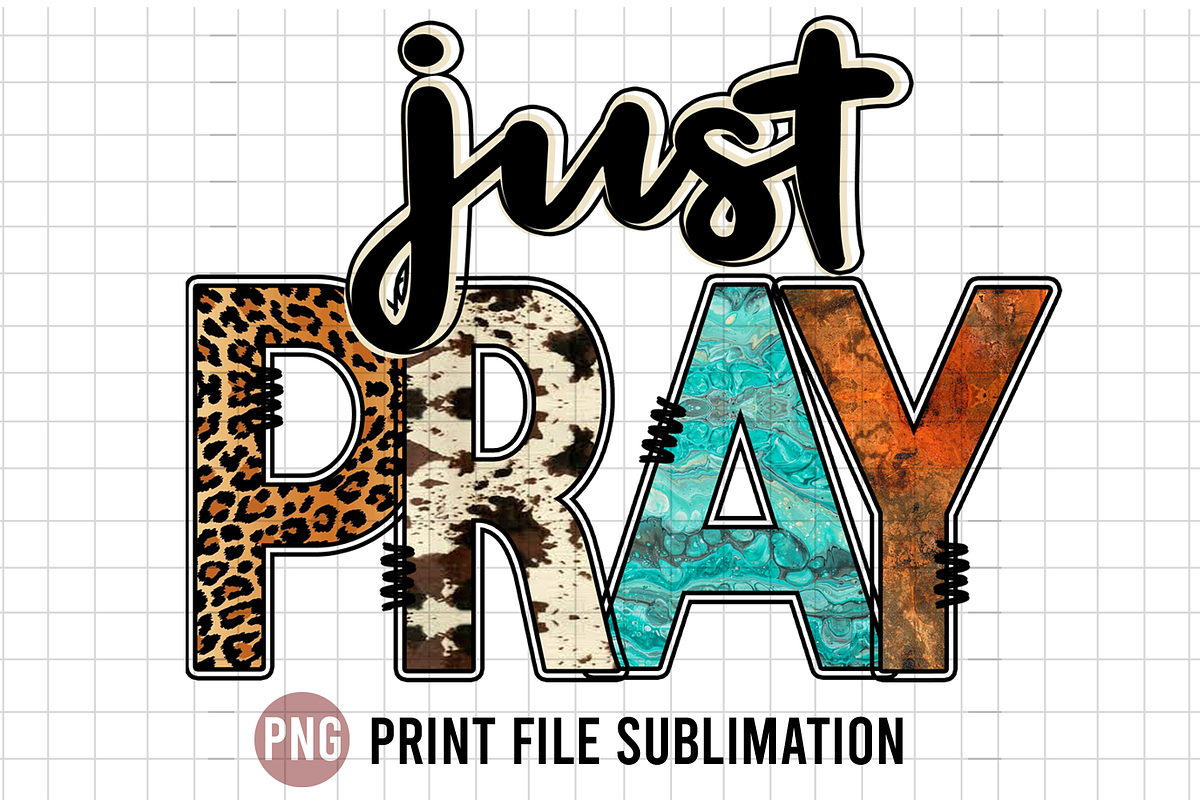 Just Pray, an Object Graphic by Yoweslah