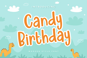 Candy Birthday Font