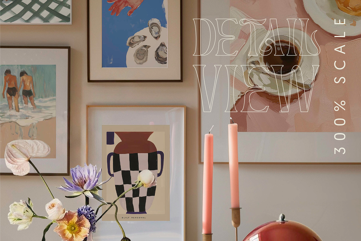Frame Mockup Gallery Wall Collection, a Household Mockup by betabutbold.studio (Photo 3 of 9)