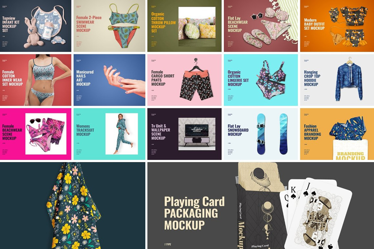 All Mock-Ups Bundle For Lifetime, a Product Mockup by Designertale (Photo 4 of 10)