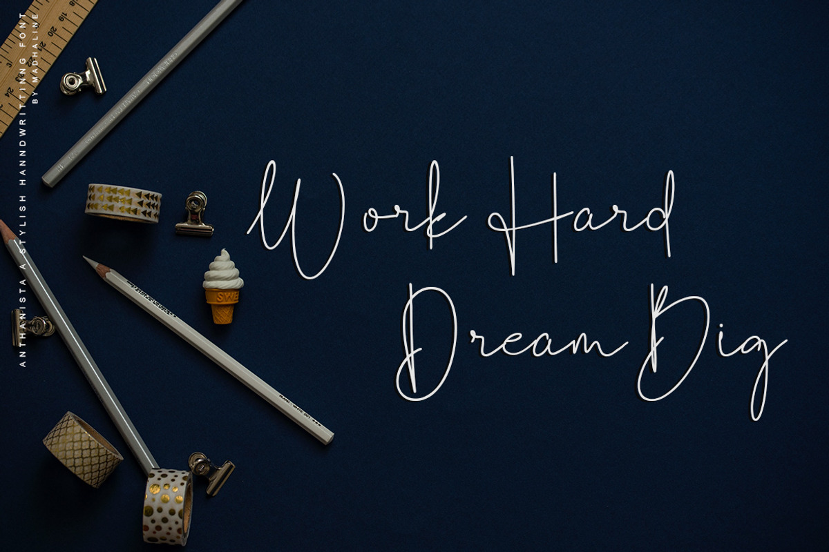 Anthanista | 3 Stylish Handwritten, a Script Font by Madhaline Studio (Photo 12 of 16)