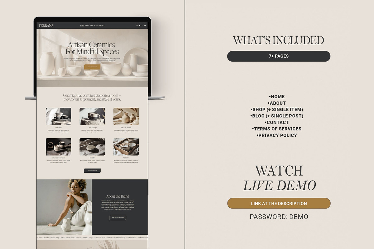 Squarespace E-Commerce Website, a Squarespace Template by 3.14&Co (Photo 4 of 10)