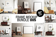 Frame Mockup Bundle 005 - 50% OFF, a Print Template by positvtplus (Thumbnail 1 of 4)