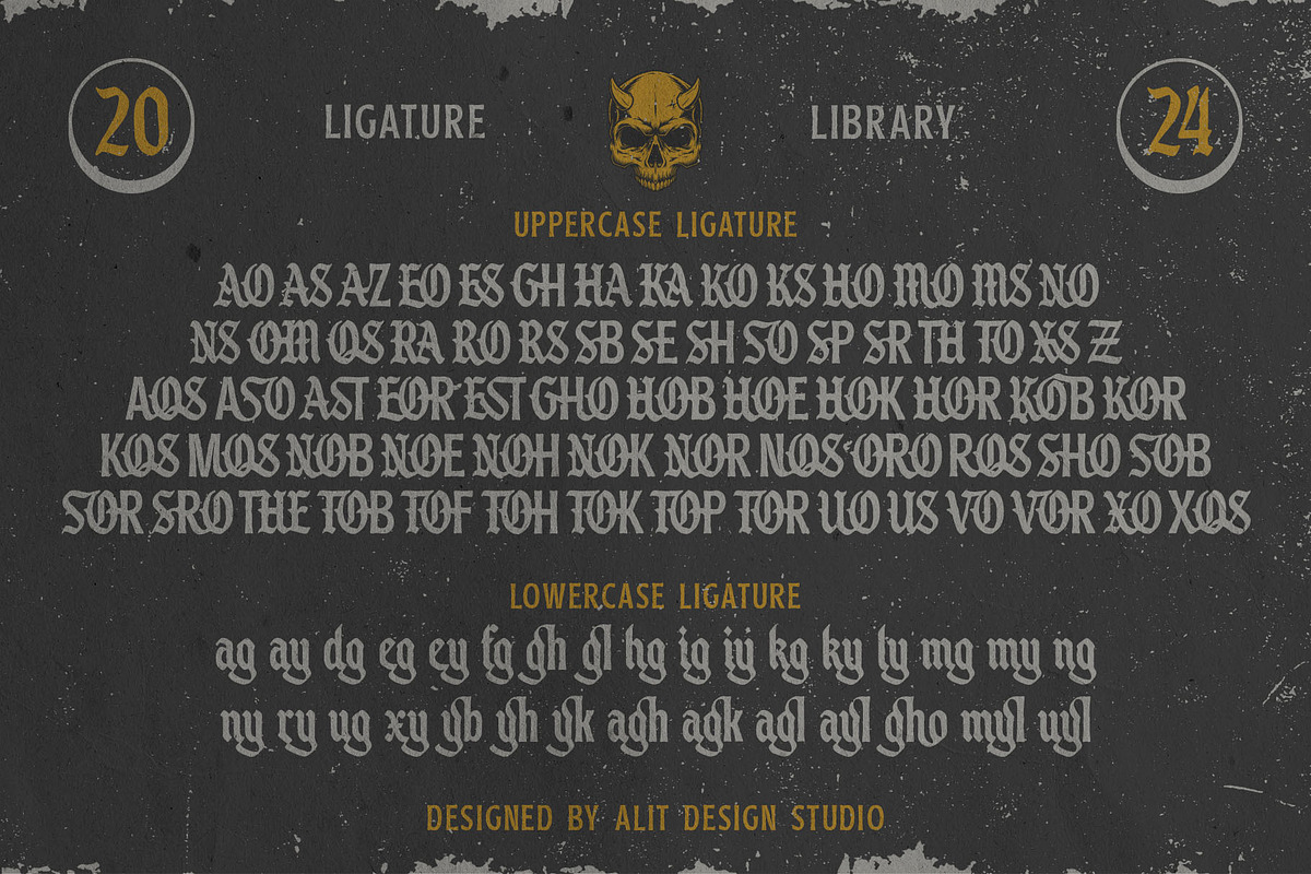 Black Takora Blackletter Font, a Blackletter Font by alit design (Photo 16 of 17)