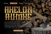Wooden Bridge - Vintage Display Font, a Serif Font by PutraCetol Studio (Thumbnail 11 of 11)