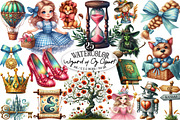 Wizard of Oz Clipart, Dorothy PNG, an Illustration by Designking (Thumbnail 1 of 4)