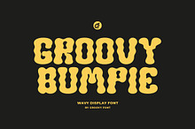 GF Bumpie - Wavy Display Font