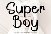 Super Boy, a Script Font by FreshTypeINK (Thumbnail 1 of 9)