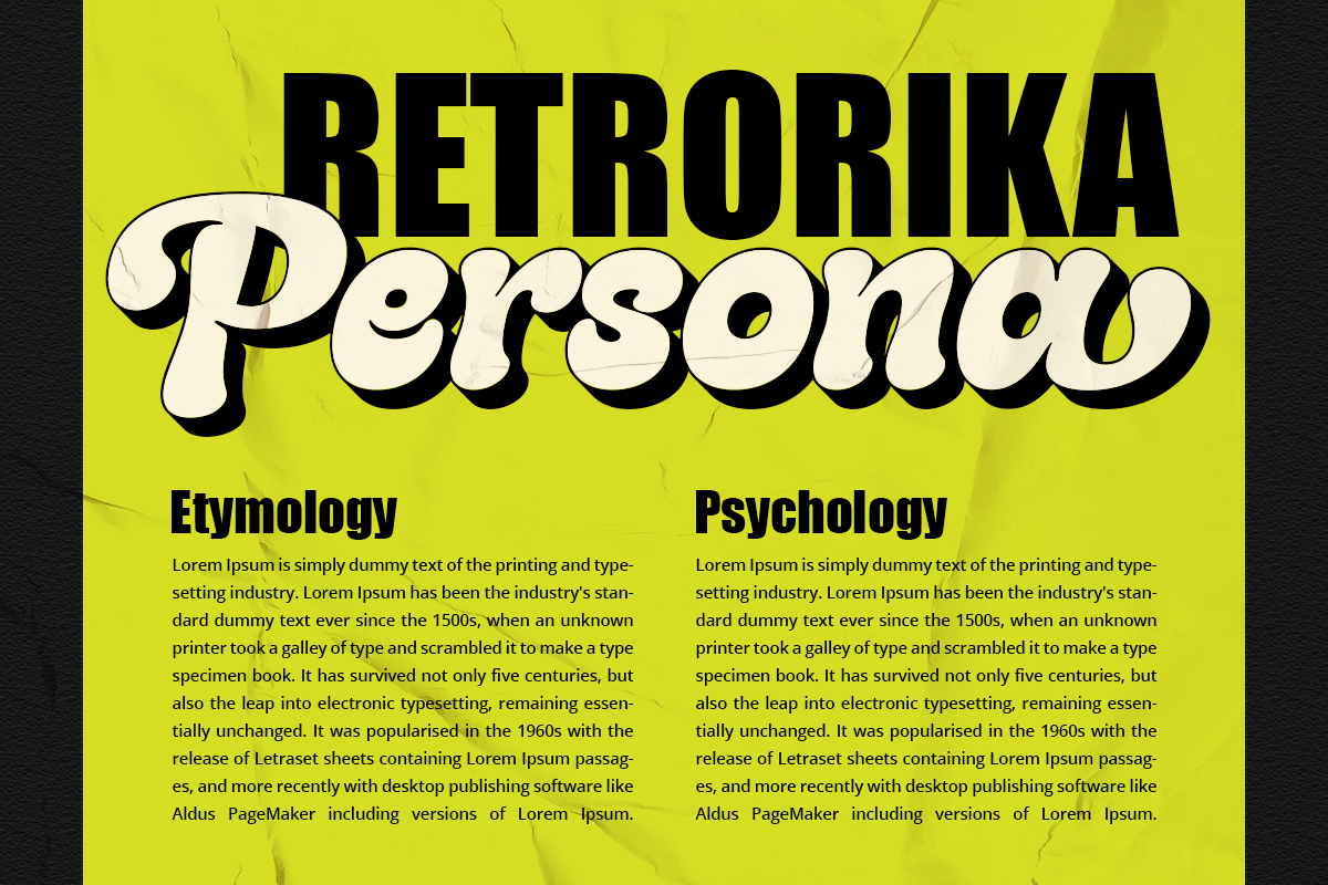 Gladolia - Chunky Groovy Font, a Serif Font by Dharmas Foundry (Photo 5 of 16)
