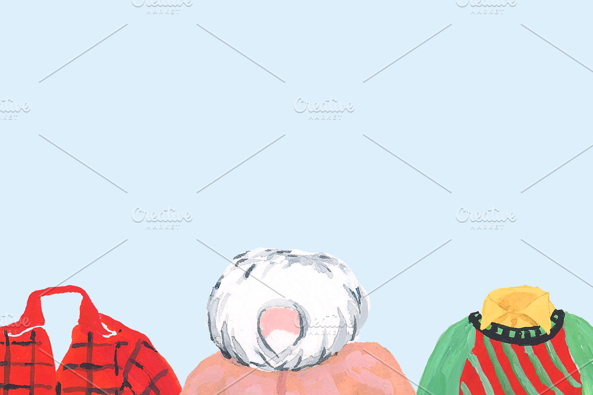 Retro Holiday Clipart Graphics, a Wallpaper Graphic by RhianAwni (Photo 4 of 10)
