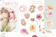 -20% Bloom Floral Watercolor Bundle, an Object Graphic by Cat In Colour (Thumbnail 3 of 14)