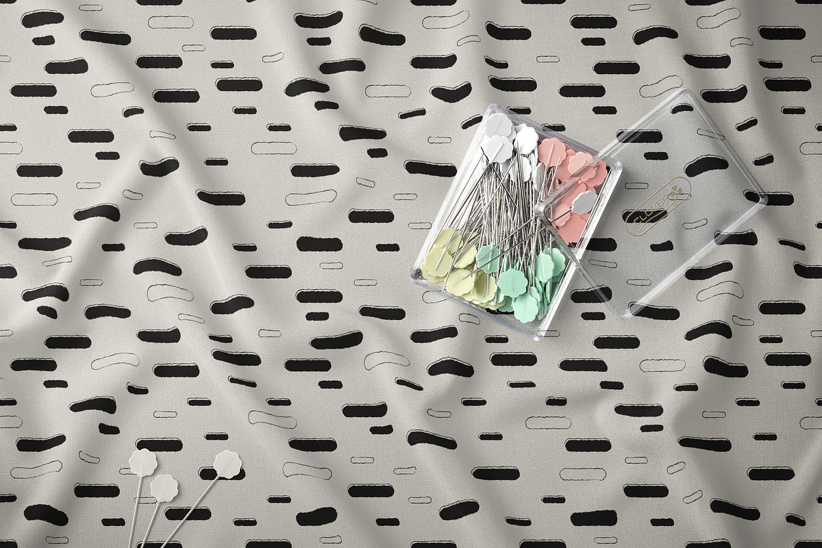Lines&Bricks. 6 Seamless Patterns, a Pattern Graphic by le-genda (Photo 4 of 8)