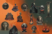 Gothic Collage Elements, an Object Graphic by JulsIst (Thumbnail 6 of 10)
