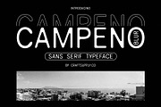Campeno Blur, a Sans Serif Font by Craft Supply Co. (Thumbnail 1 of 8)