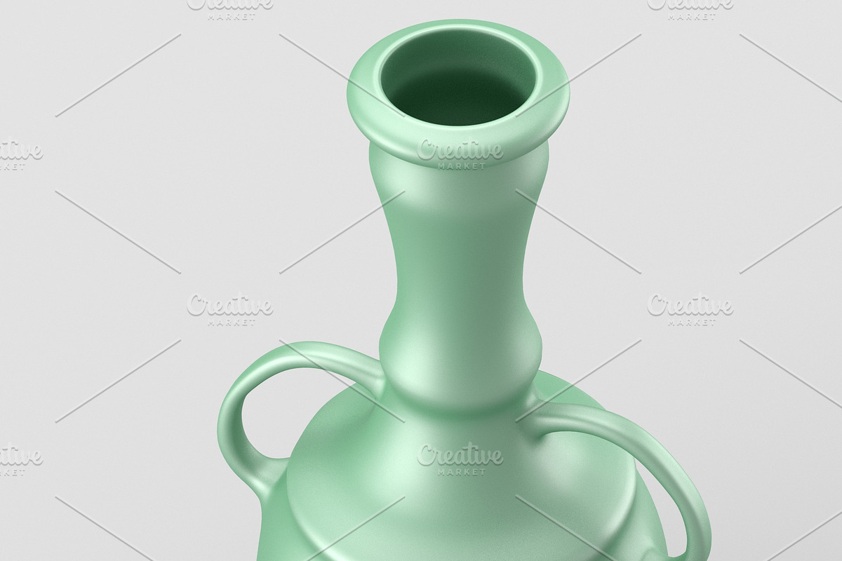 Decorative vase with two handles., an Object 3D Model by CGTales (Photo 5 of 11)