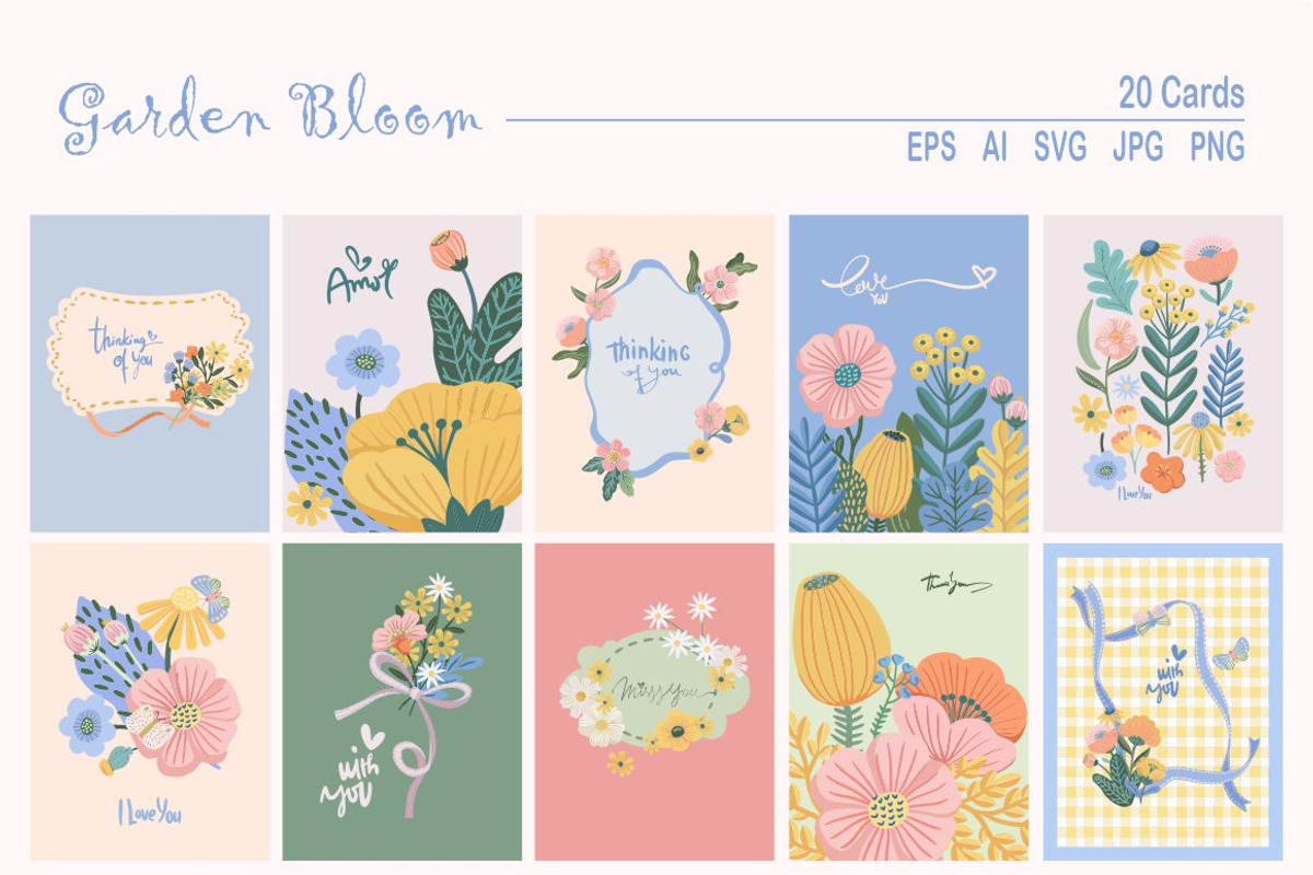 Garden Bloom, a Decorative Illustration by Collection by VY (Photo 5 of 9)