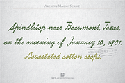 Archive Magno Script, a Script Font by Archive Type Fonts (Thumbnail 2 of 3)