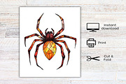 Halloween Stained Glass Clip art, an Illustration by Canvas Craft (Thumbnail 5 of 7)