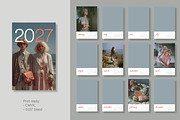 2027 Desk Calendar Template, a Stationery Template by R-studio (Thumbnail 4 of 8)