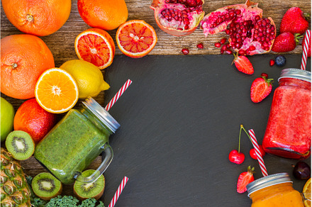 Fresh smoothy drink with igredients, a Food & Drink Photo by Neirfy