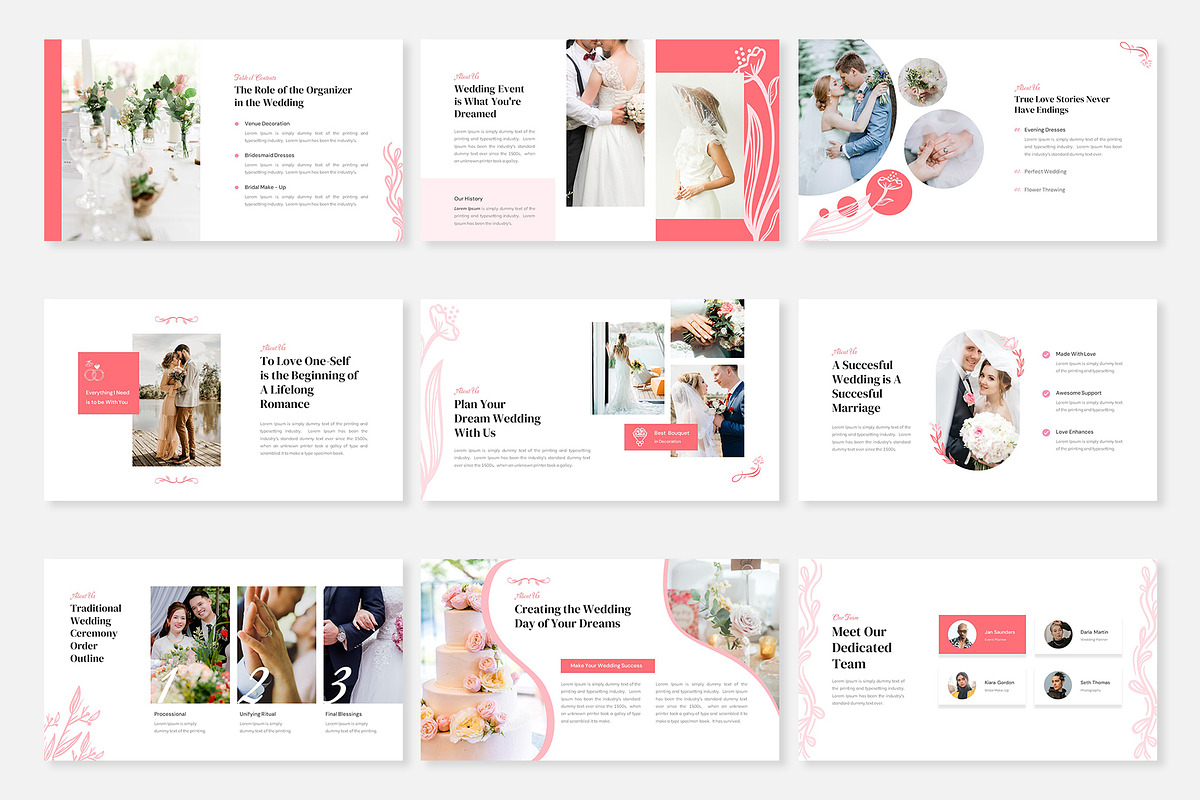 Wedding Organizer Google Slides, a Presentation Template by Premast (Photo 3 of 5)