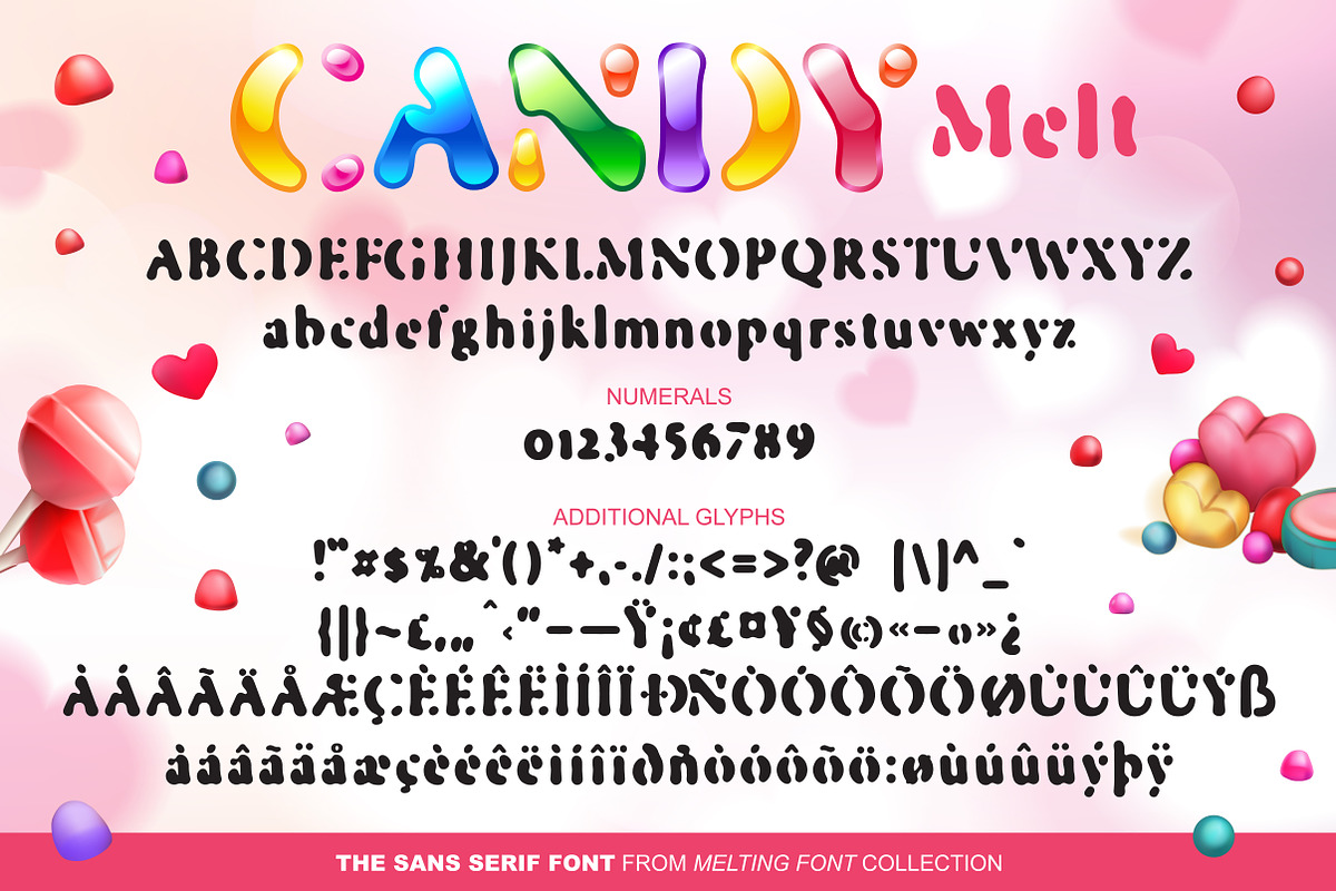 CandyMelt Sans Serif Font preview 2