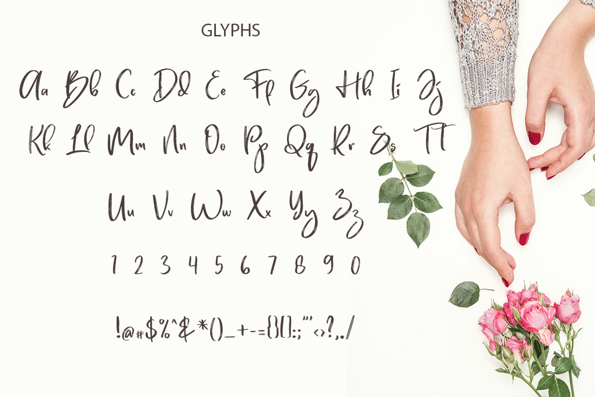Brillfond Brush Typeface preview 7
