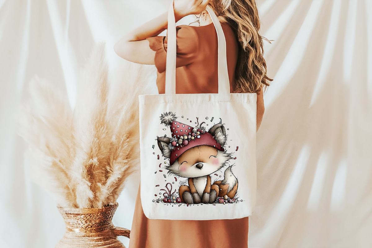 Quirky Fox Clipart PNG, an Illustration by Libby Wishes (Photo 3 of 7)
