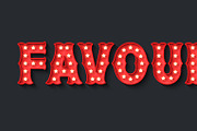 Retro circus alphabet design, an Object Graphic by RevelStockart (Thumbnail 3 of 6)
