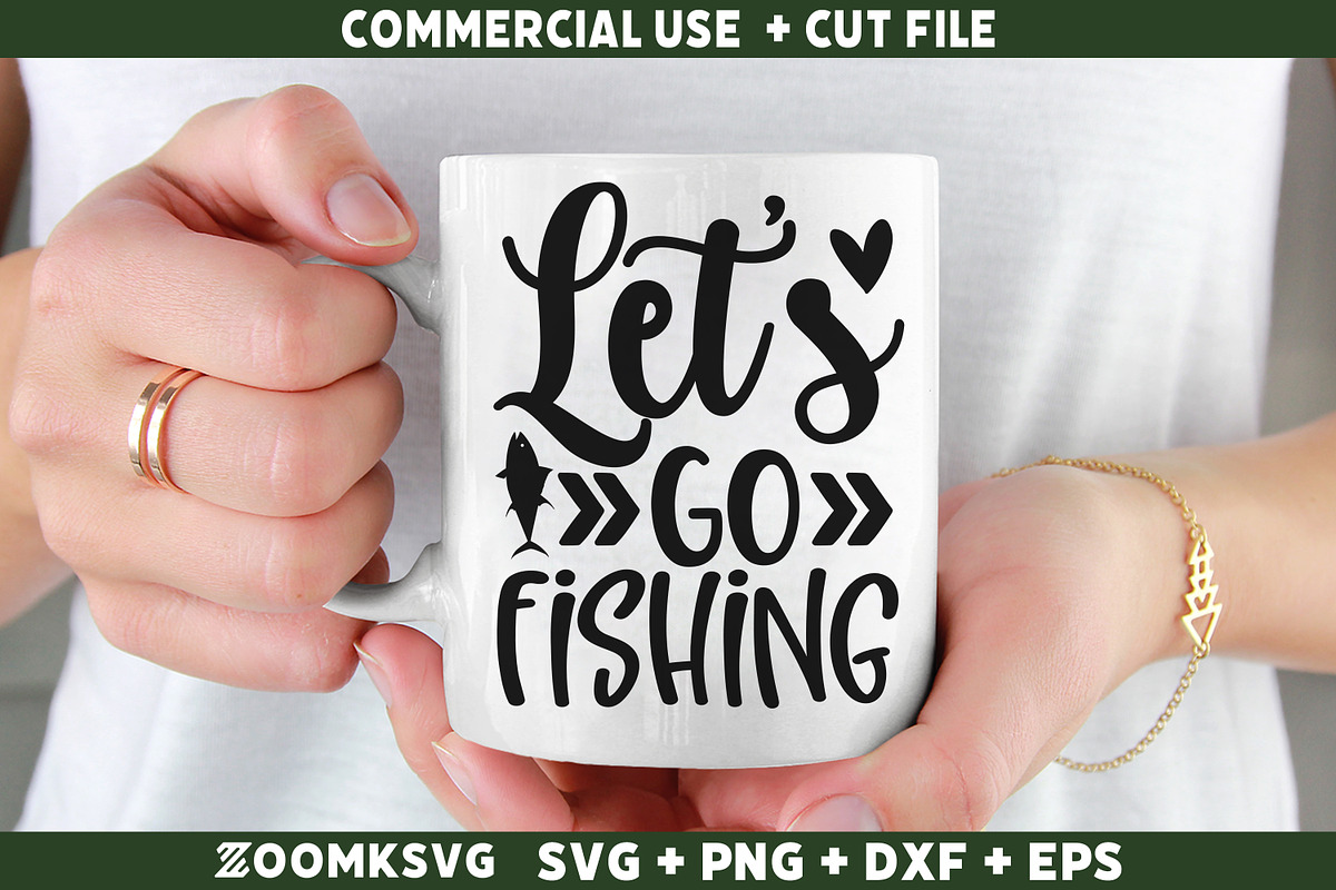 Fishing SVG Bundle 20 Designs, an Illustration by ZoomkSVG (Photo 28 of 41)