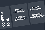 Confirm, a Sans Serif Font by twinstd (Thumbnail 3 of 11)