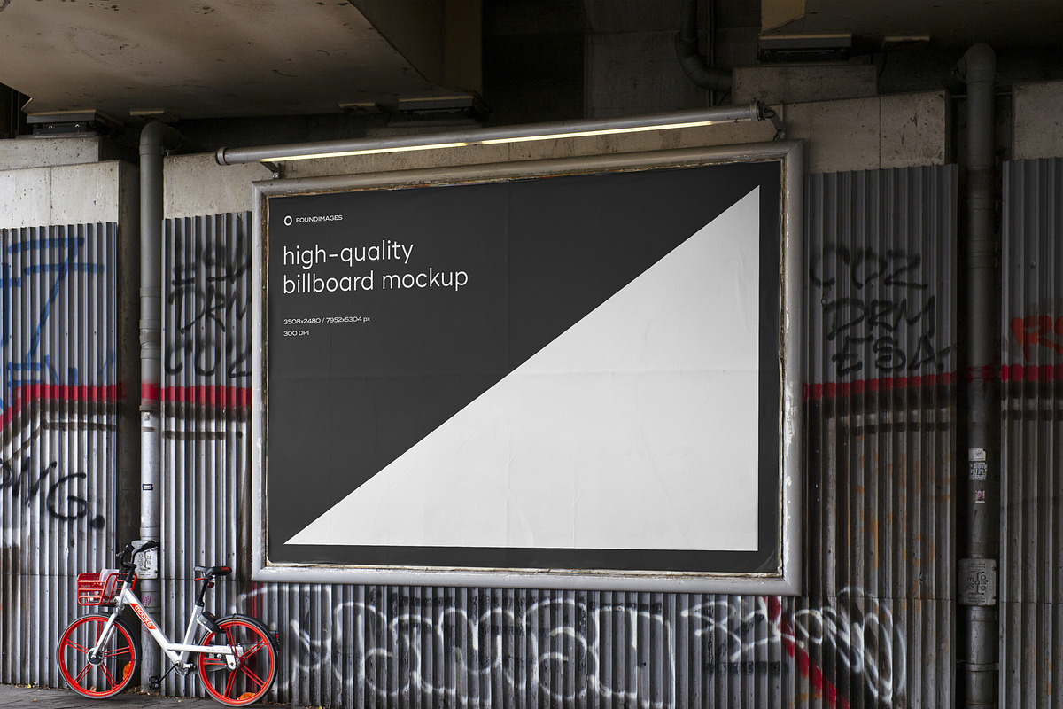 Billboard Mockup Template Bundle, a Print Template by FoundImages (Photo 21 of 36)