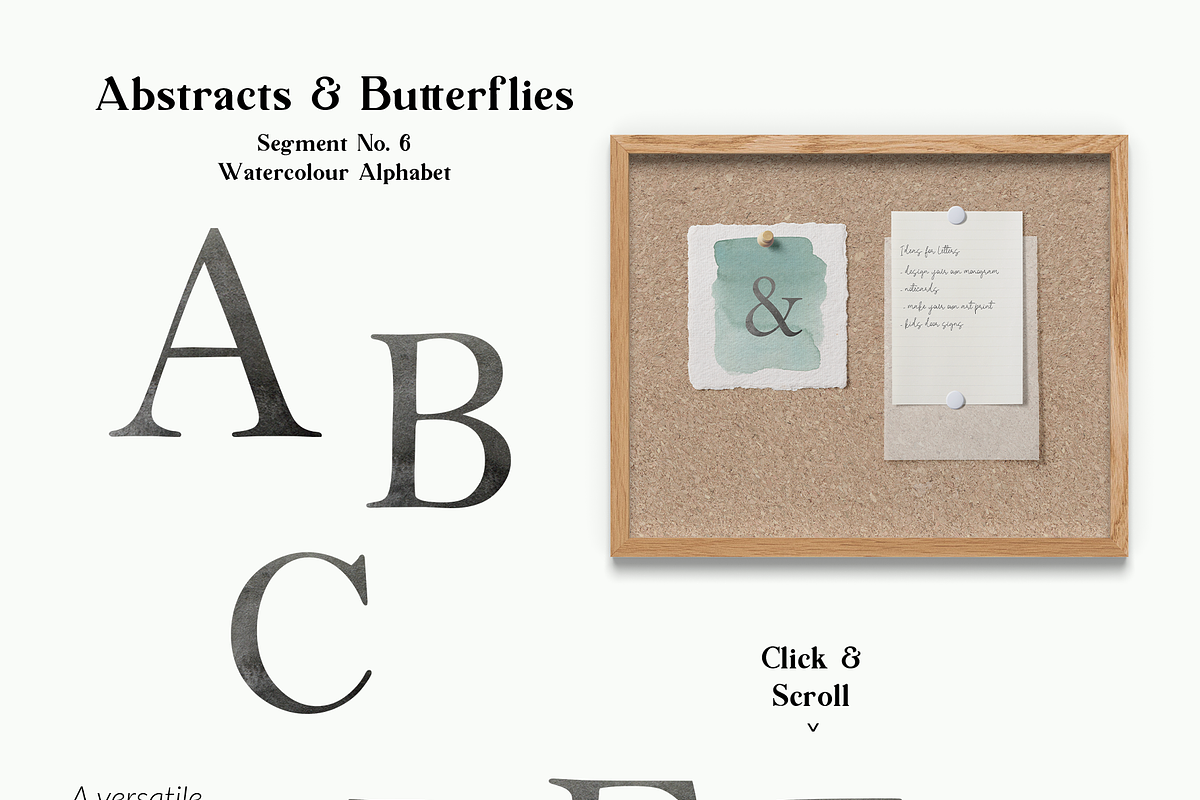 Abstract Butterflies Watercolor Set, a Texture Illustration by Ines Beatriz (Photo 9 of 10)