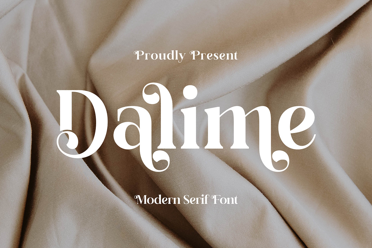 Dalime Stylish Modern Serif Font, a Serif Font by Storytype Studio (Photo 1 of 15)