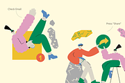 Onboarding Illustration Pack, an Empty State Illustration by Somewhat Brilliant (Thumbnail 2 of 6)