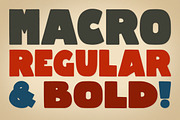 Macro, a Sans Serif Font by Gustav & Brun (Thumbnail 1 of 4)