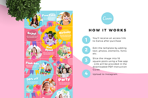 Party Biz Canva Instagram Puzzle