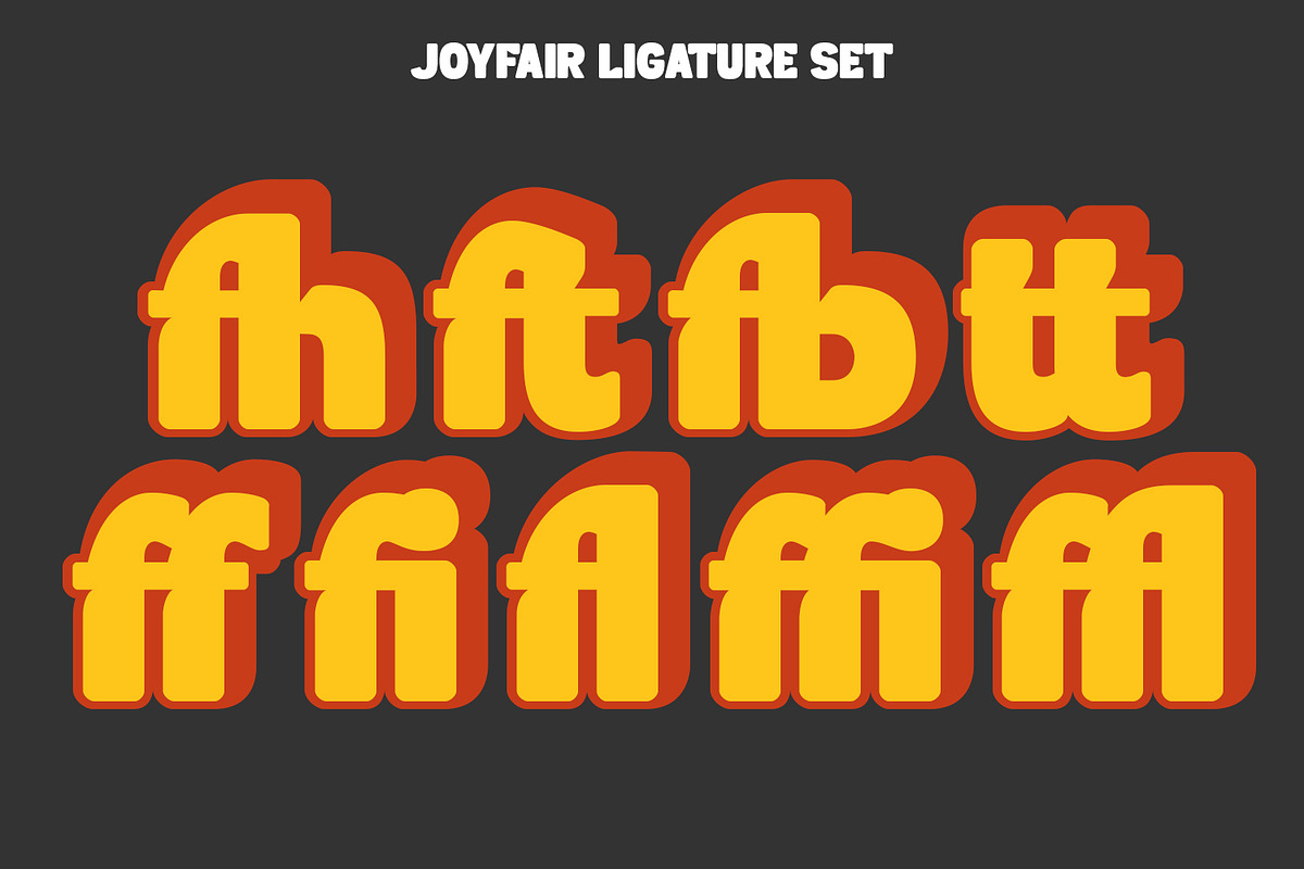 Joyfair, a Symbol Font by Nathatype (Photo 10 of 11)