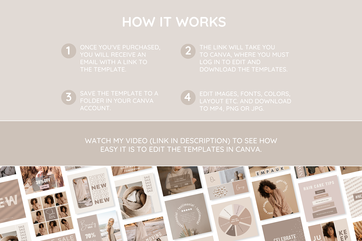 Beige QR Code Business Card, a Business Card Template by SunshineStudioBoutique (Photo 9 of 9)