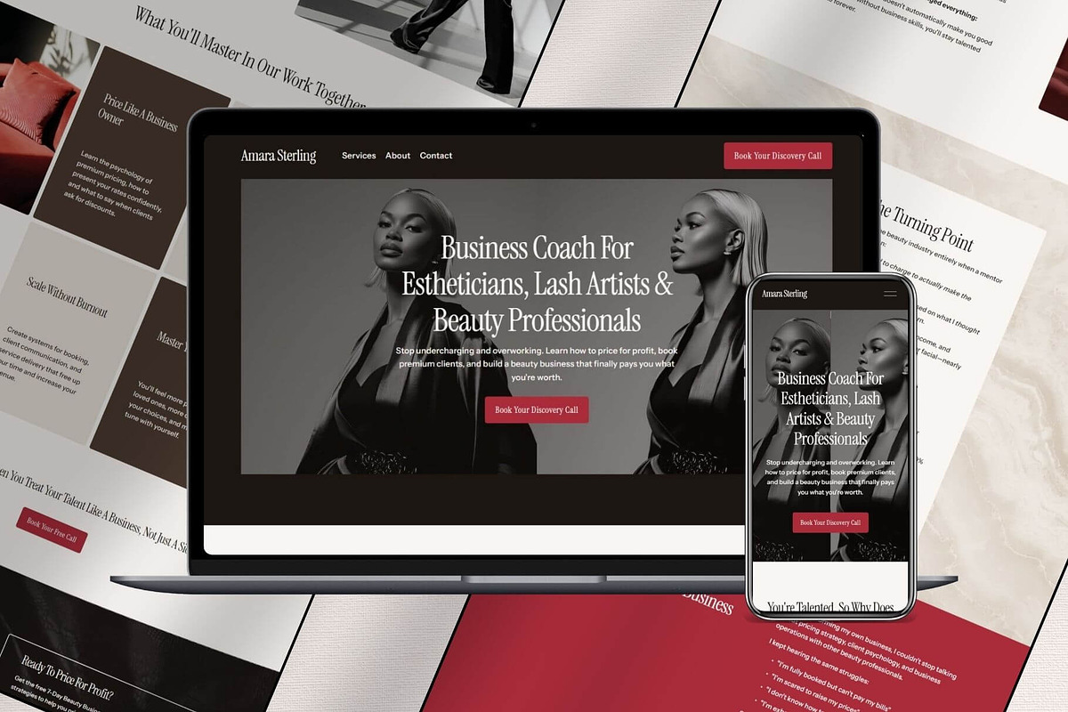 Coaching Squarespace Template, a Squarespace Template by Pretty Boss Designs (Photo 1 of 7)