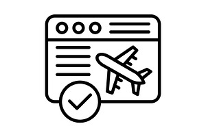 On Time Line Icon, an Icon by Pexelpy