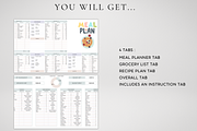 Minimalist Weekly Meal Planner, a Templates & Theme by BRANDcontent (Thumbnail 6 of 8)