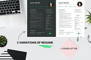 Professional Resume Template, a Resume Template by themosaic.design (Thumbnail 3 of 5)