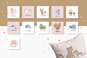 Mom and Baby. Mother's Day card, an Illustration by Barkova Nadya (Thumbnail 3 of 7)
